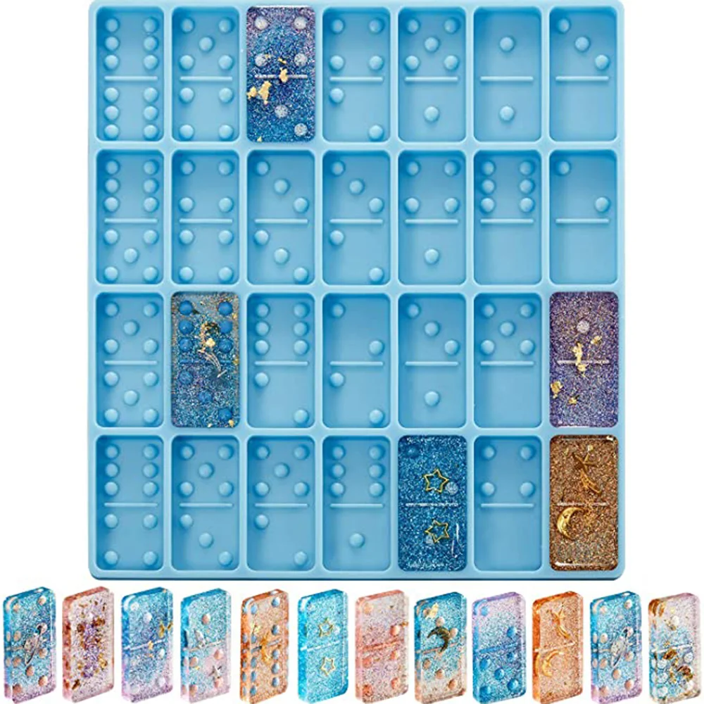 28 Cavities Resin Domino Silicone Mold Cake Jewelry Making Tool Making Epoxy Resin Craft Cabochons Board Charms
28 Cavities Resin Domino Silicone Mold Cake Jewelry Making Tool Making Epoxy Resin Craft Cabochons Board Charms
