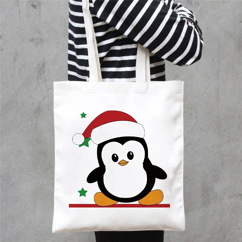 Penguin Pattern Women Canvas Shoulder Bags Large Capacity Female Shopping Bag Graphic Harajuku Lady Shopper Bag for groceries
Penguin Pattern Women Canvas Shoulder Bags Large Capacity Female Shopping Bag Graphic Harajuku Lady Shopper Bag for groceries