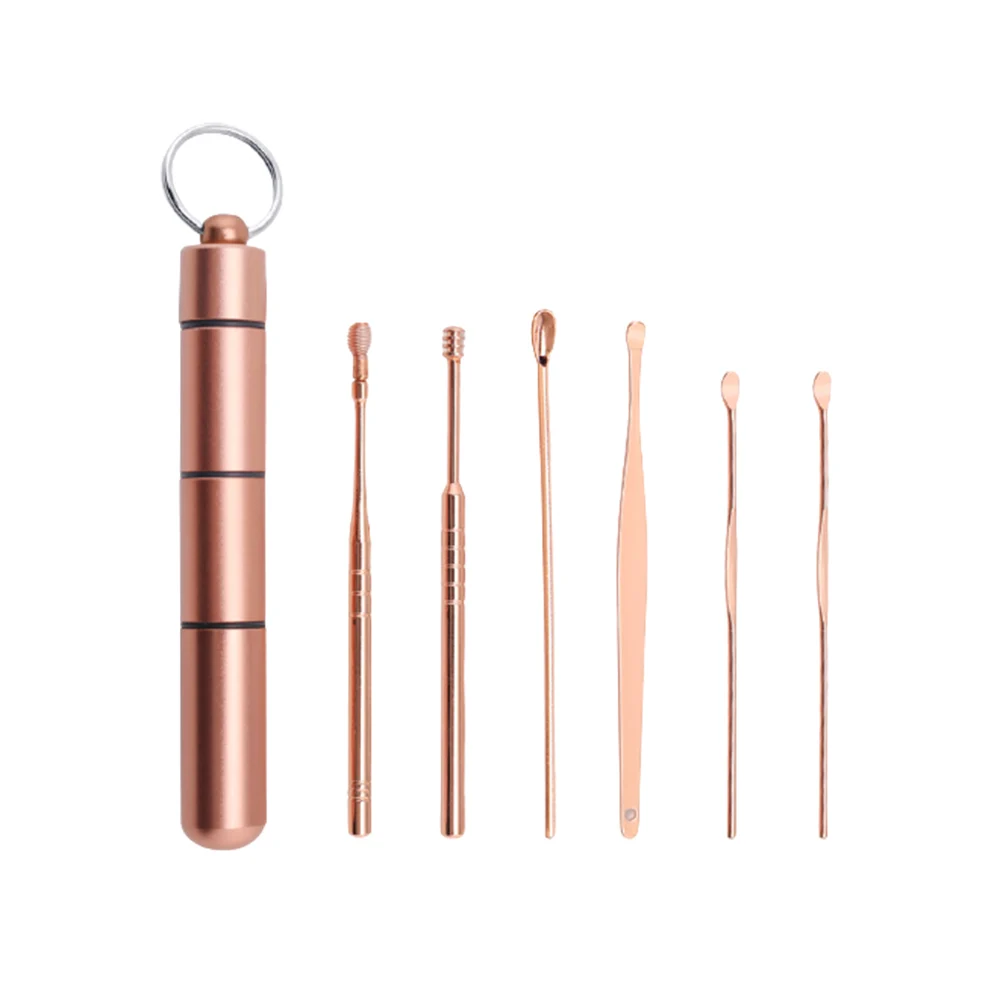 Stainless Steel Earpick Ear Cleaning Stick 6pcs/set, Ear Pick Safety Ear Wax Removal Cleaner Tool Ear Care Ear Spoon
Stainless Steel Earpick Ear Cleaning Stick 6pcs/set, Ear Pick Safety Ear Wax Removal Cleaner Tool Ear Care Ear Spoon