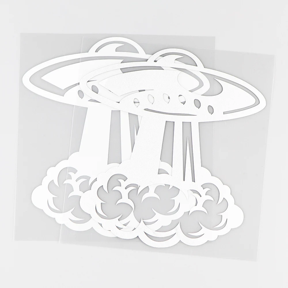 Funny and Cute UFO Blastoff Personality Car Sticker Pvc Car Sticker Window Suitable for Various Models Black/white 15*14CM
Funny and Cute UFO Blastoff Personality Car Sticker Pvc Car Sticker Window Suitable for Various Models Black/white 15*14CM