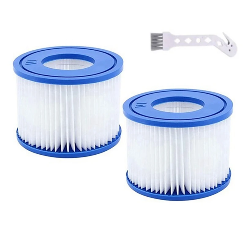 2Pcs Pool Filter,for Bestway Spa Filter Pump Cartridge Type VI,Hot Tub Filters for Lay-Z-Spa,for Coleman SaluSpa Filters
2Pcs Pool Filter,for Bestway Spa Filter Pump Cartridge Type VI,Hot Tub Filters for Lay-Z-Spa,for Coleman SaluSpa Filters