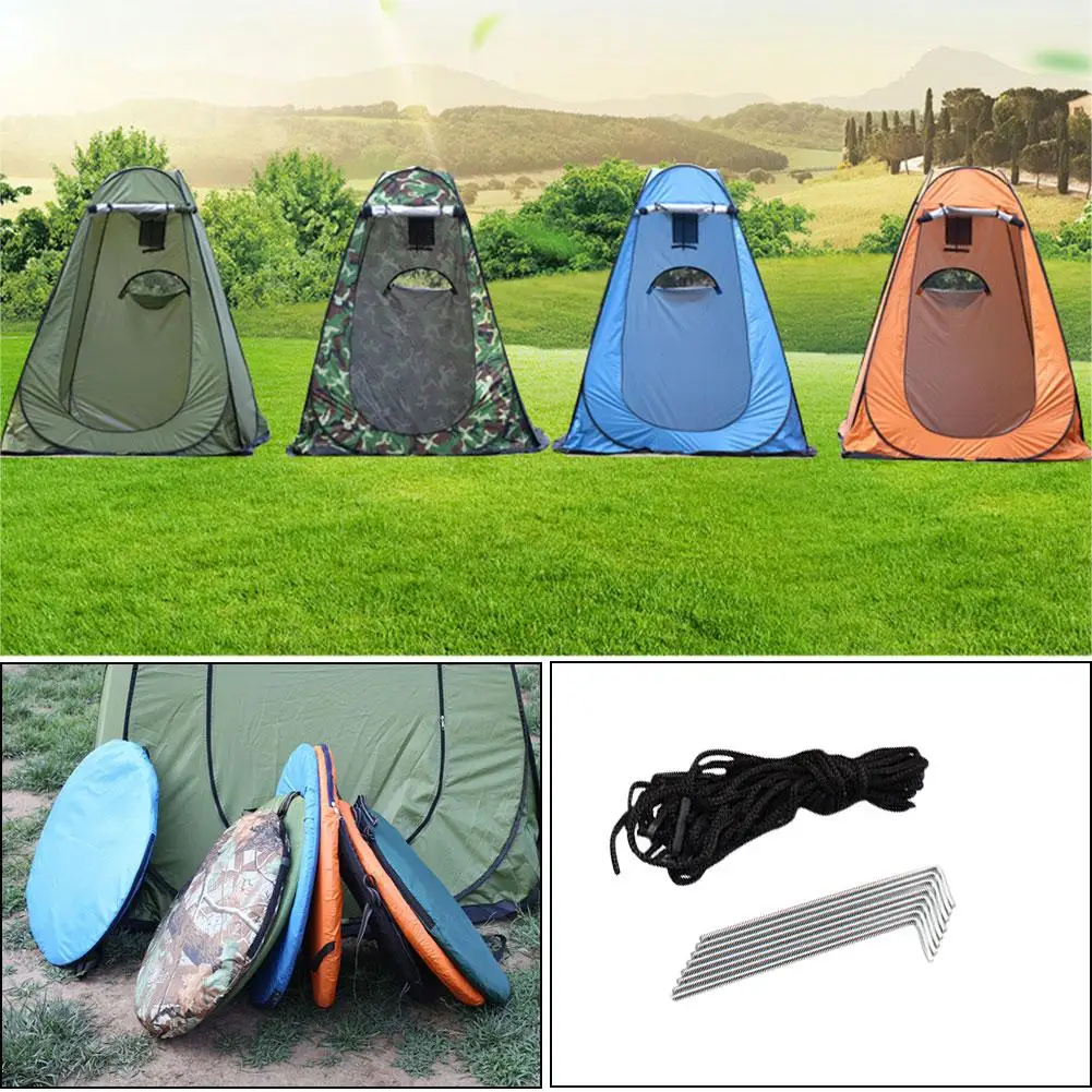 Pop Up Pod Changing Room Privacy Tent Portable Anti UV Shower Tent Camp Toilet Rain Shelter for Camping Beach 120x120x190cm
Pop Up Pod Changing Room Privacy Tent Portable Anti UV Shower Tent Camp Toilet Rain Shelter for Camping Beach 120x120x190cm