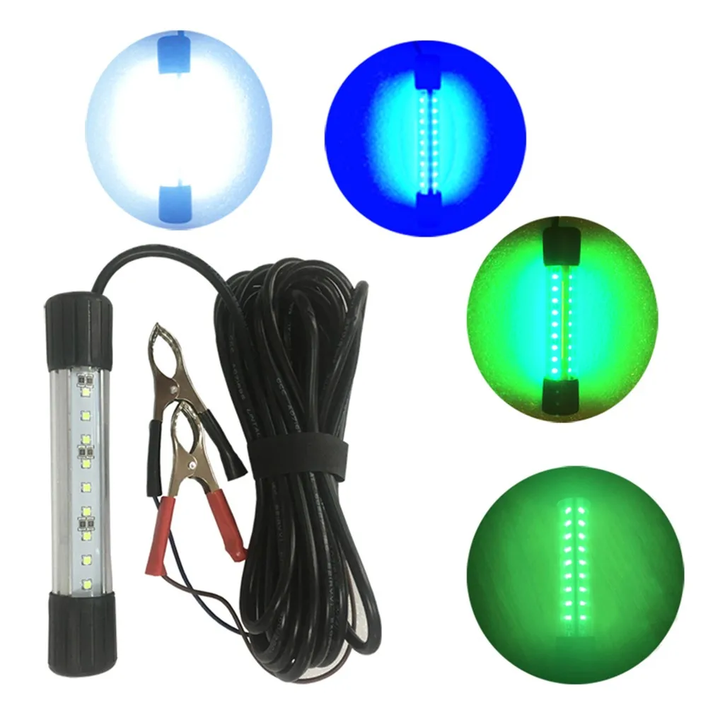 12V 30W 1200LM Fishing Underwater Submersible Night Light Fish Finder LED Lamp Green White Blue Night Fishing Squid Krill Lamp
12V 30W 1200LM Fishing Underwater Submersible Night Light Fish Finder LED Lamp Green White Blue Night Fishing Squid Krill Lamp