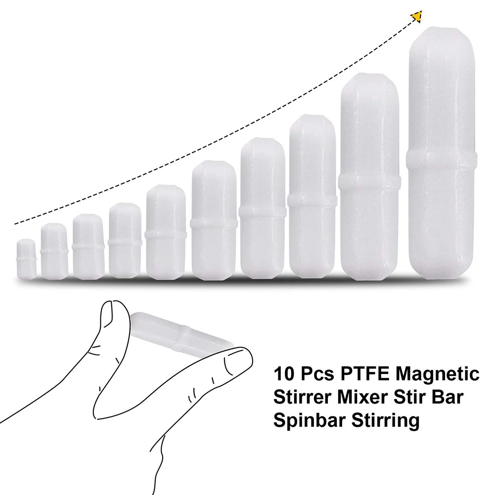 7pcs/set Practical Laboratory Plain Magnetic Corrosion Resistant Spinbar Research Stirring Bar PTFE Mixer Stirrer Chemical Rod
7pcs/set Practical Laboratory Plain Magnetic Corrosion Resistant Spinbar Research Stirring Bar PTFE Mixer Stirrer Chemical Rod