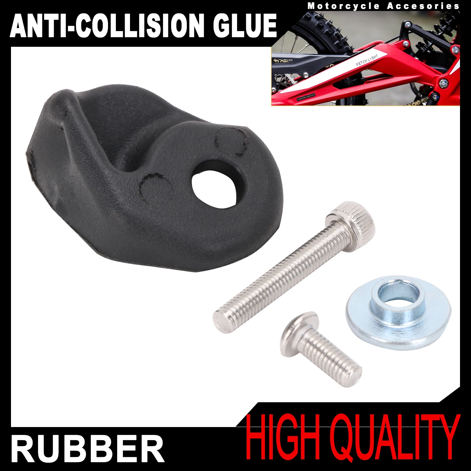 Для Sur-Ron Surron светильник Bee внедорожник электромобиль аксессуары для мотоциклов плоская вилка противоударный клей резина