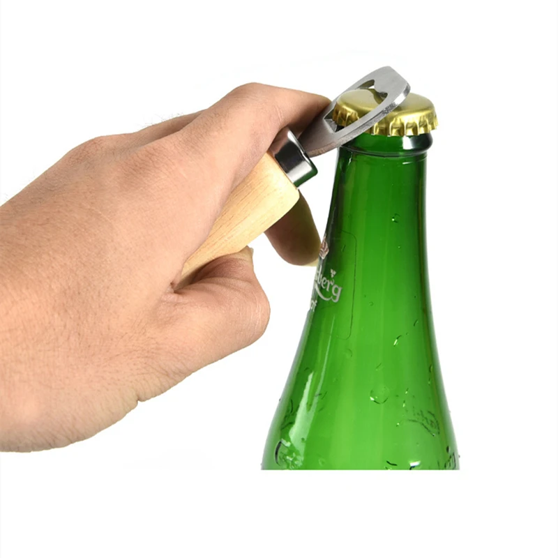 Открывалка портативная с быстрой деревянной ручкой, открывалка для бутылок, крышек для напитков, пива, бара деревянная ручка инструмента 
Открывалка портативная с быстрой деревянной ручкой, открывалка для бутылок, крышек для напитков, пива, бара деревянная ручка инструмента