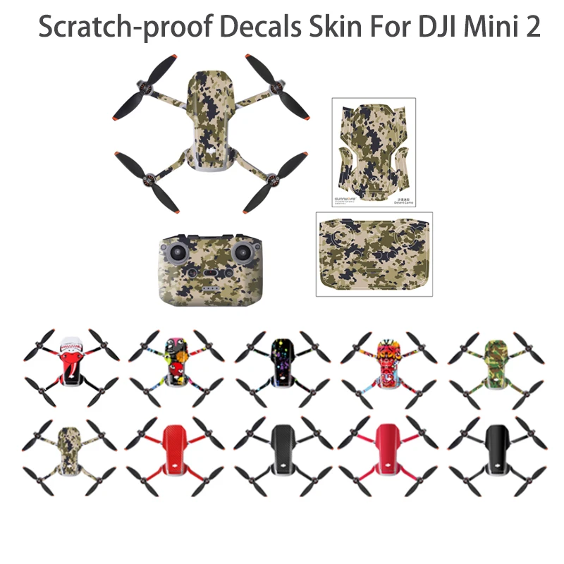Наклейки из ПВХ для DJI Mini 2, защитная пленка, наклейки с защитой от царапин, аксессуары для дрона DJI Mini 2
Наклейки из ПВХ для DJI Mini 2, защитная пленка, наклейки с защитой от царапин, аксессуары для дрона DJI Mini 2