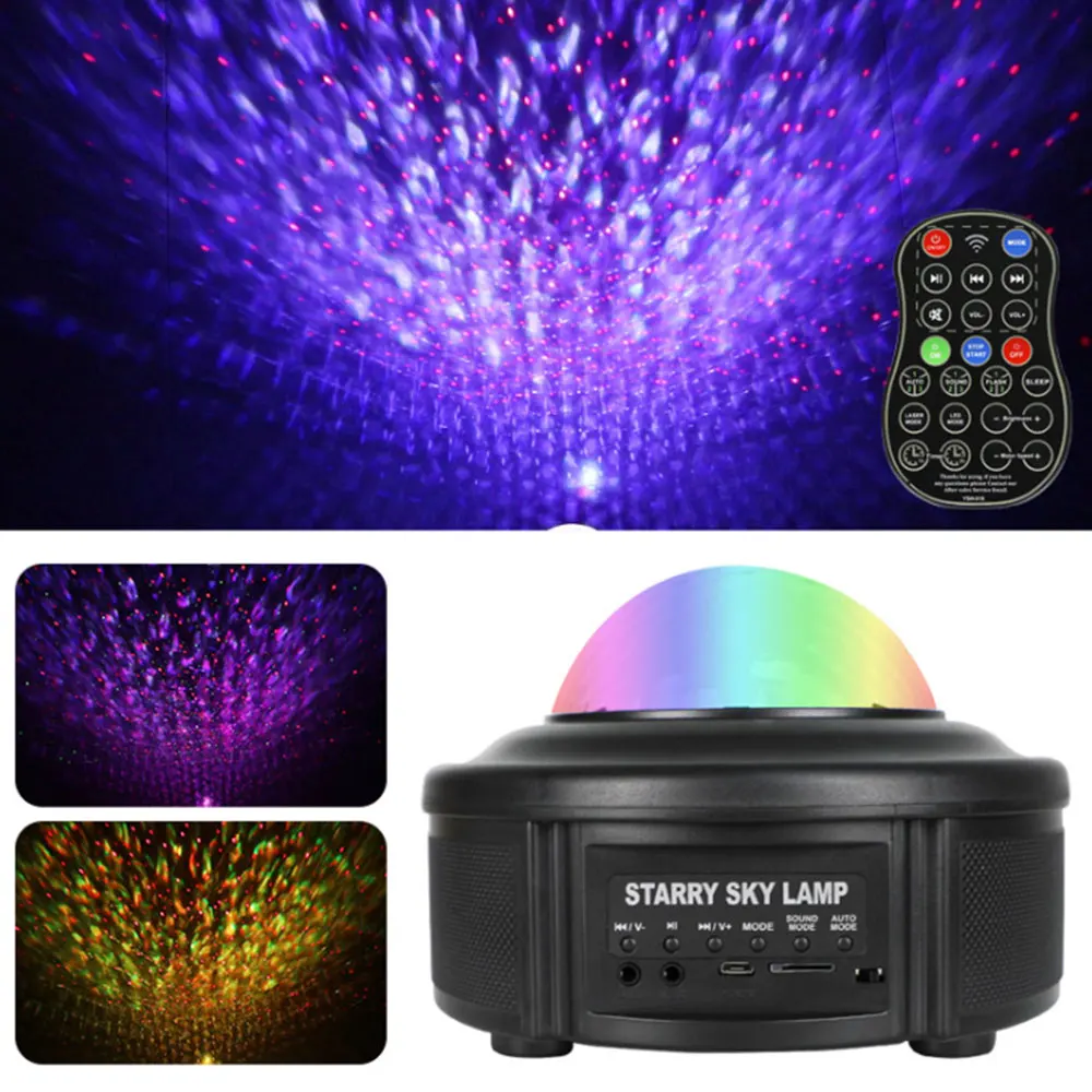 Colorful Starry Sky Projector Remote Control Bluetooth USB Voice Control Music Player LED Night Lamp Sleep Romantic Bedroom
Colorful Starry Sky Projector Remote Control Bluetooth USB Voice Control Music Player LED Night Lamp Sleep Romantic Bedroom