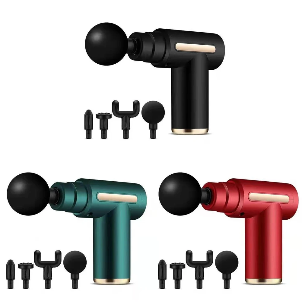 Electric Mini Massage Gun LCD Display Massager with 4 Heads USB Rechargeable Muscle Relax Massager Deep Muscle Relaxation
Electric Mini Massage Gun LCD Display Massager with 4 Heads USB Rechargeable Muscle Relax Massager Deep Muscle Relaxation
