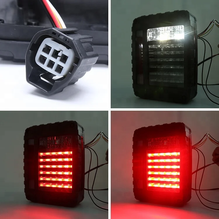 Turn Signal & Back Up Rear TailLights for 2007-2018 Jeep Wrangler, Clear LED Taillights Assembly for Jeep Wrangler JK JKU
Turn Signal & Back Up Rear TailLights for 2007-2018 Jeep Wrangler, Clear LED Taillights Assembly for Jeep Wrangler JK JKU