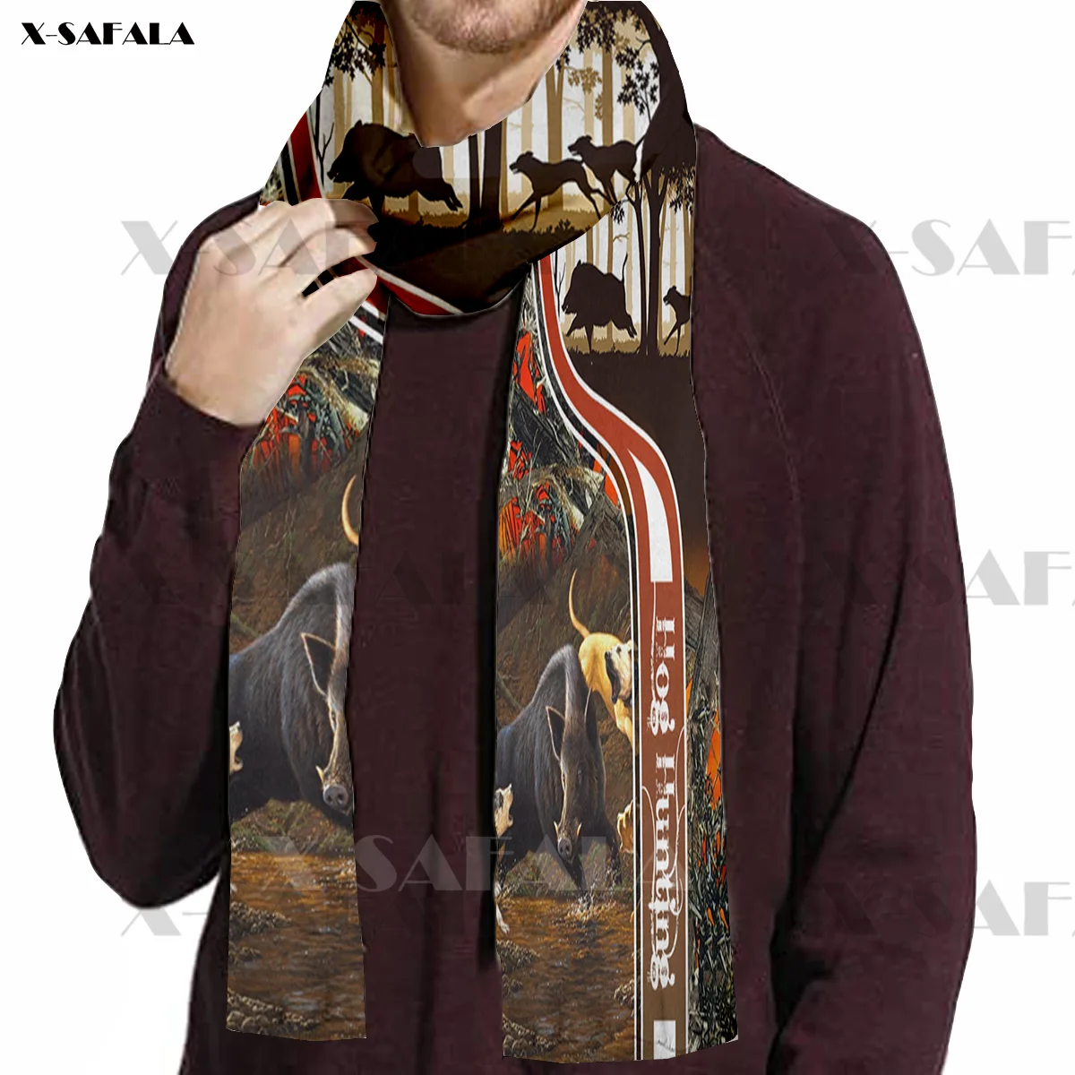 Wildboar Hunting Lover Accessories Long Scarves Shawl Soft Fleece Men's Gift For Hoodie
Wildboar Hunting Lover Accessories Long Scarves Shawl Soft Fleece Men's Gift For Hoodie