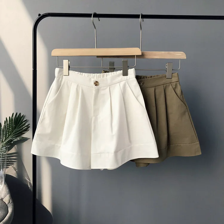 Casual Tencel Shorts Women 2020 Summer New High Waist Bandwidth Loose Wide Leg Pants White
Casual Tencel Shorts Women 2020 Summer New High Waist Bandwidth Loose Wide Leg Pants White