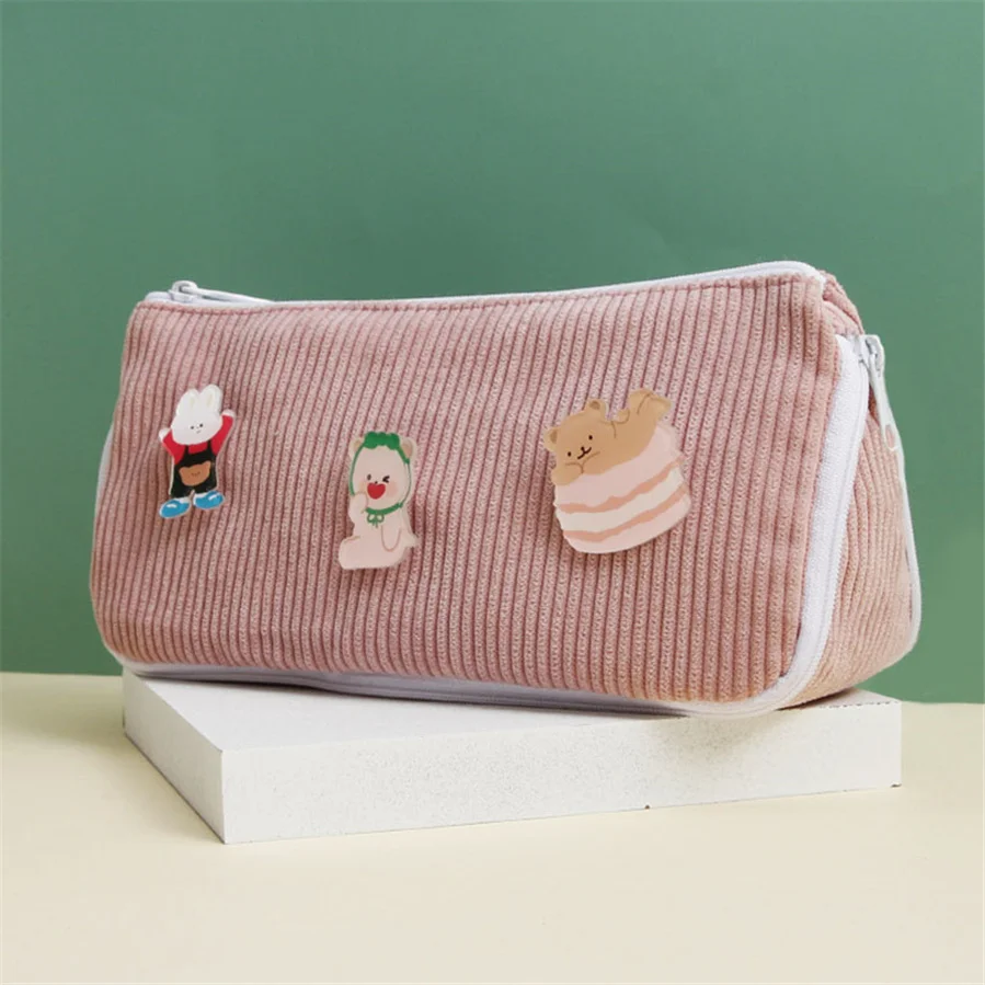 pencil case school supplies stationery estuches escolares kawaii bag trousse piornik pencilcases corduroy cute Large capacity
pencil case school supplies stationery estuches escolares kawaii bag trousse piornik pencilcases corduroy cute Large capacity