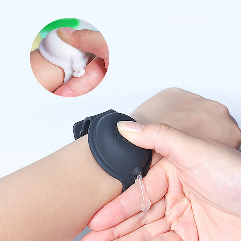 6PCS Adult Kids Outdoor Portable Wristband Hand Sanitizer Dispenser 10ML Disinfectant Sanitizer Silicone Bracelet FN60
6PCS Adult Kids Outdoor Portable Wristband Hand Sanitizer Dispenser 10ML Disinfectant Sanitizer Silicone Bracelet FN60