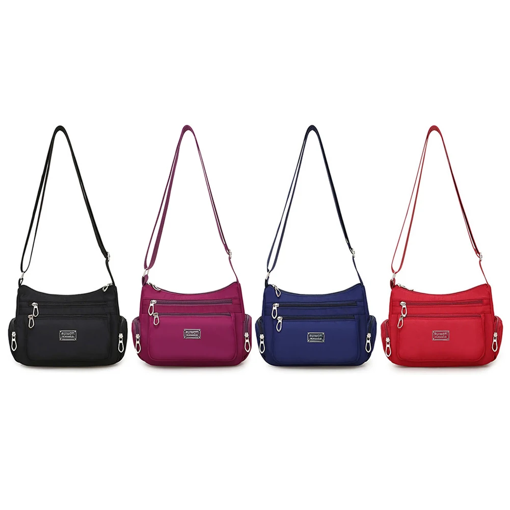 Middle Aged Women Waterproof Oxford Handbags Solid Color Zipper Messenger Bags Multi Layers Ladies Shopping Bags
Middle Aged Women Waterproof Oxford Handbags Solid Color Zipper Messenger Bags Multi Layers Ladies Shopping Bags