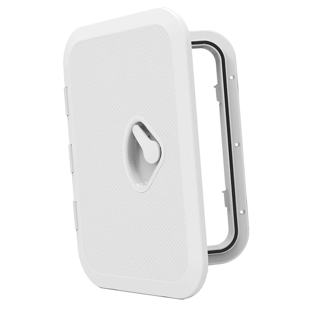 RV Boat Square Non Slip Inspection Hatch Marine Deck Plate Access, Plastic, White, 14-3/4 x 10-1/4 inch 375 x 270mm
RV Boat Square Non Slip Inspection Hatch Marine Deck Plate Access, Plastic, White, 14-3/4 x 10-1/4 inch 375 x 270mm