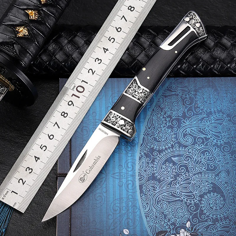 CN(Origin) 20.3cm Folding Knife Outdoor Knife Field Survival Portable Knife Sharp Short Knife Anti-height Hardness Fruit Knife
CN(Origin) 20.3cm Folding Knife Outdoor Knife Field Survival Portable Knife Sharp Short Knife Anti-height Hardness Fruit Knife