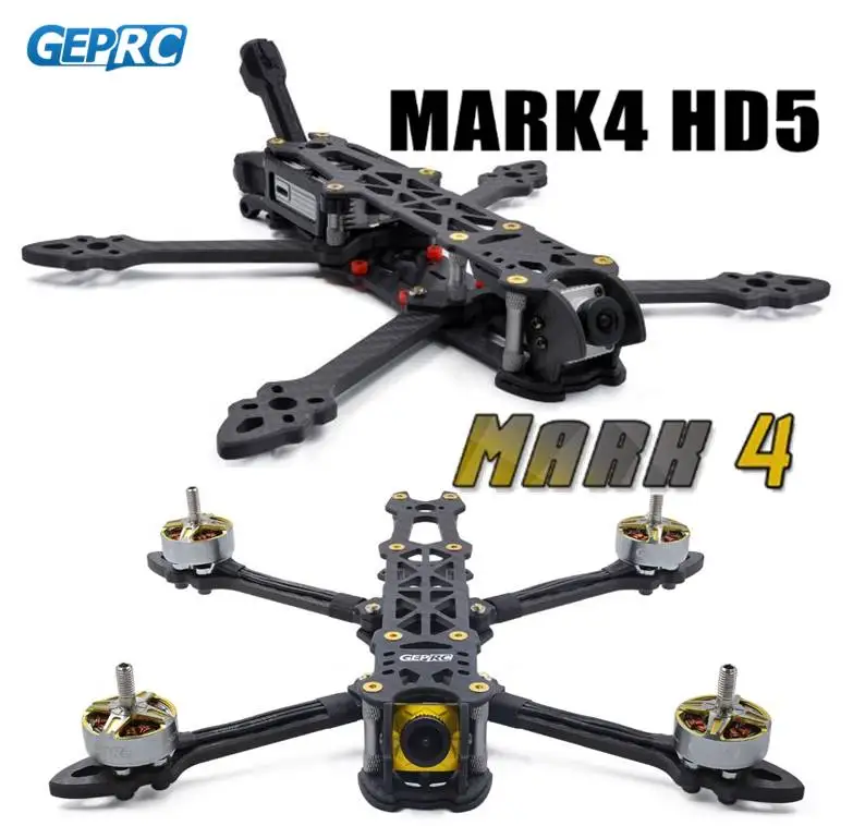 GEPRC Mark4 Mark 4 HD5 HD7 DJI FPV рама для фристайла комплект 5 ''/6''/7 ''рама для квадрокоптера 5 мм с креплением 30,5*30,5/20*20 мм RC
GEPRC Mark4 Mark 4 HD5 HD7 DJI FPV рама для фристайла комплект 5 ''/6''/7 ''рама для квадрокоптера 5 мм с креплением 30,5*30,5/20*20 мм RC