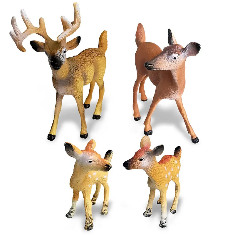 Simulation of Forest Animals Whitetail Deer Doll Toys Simulation Mini Animal Model Character Model Educational Children's Toys
Simulation of Forest Animals Whitetail Deer Doll Toys Simulation Mini Animal Model Character Model Educational Children's Toys