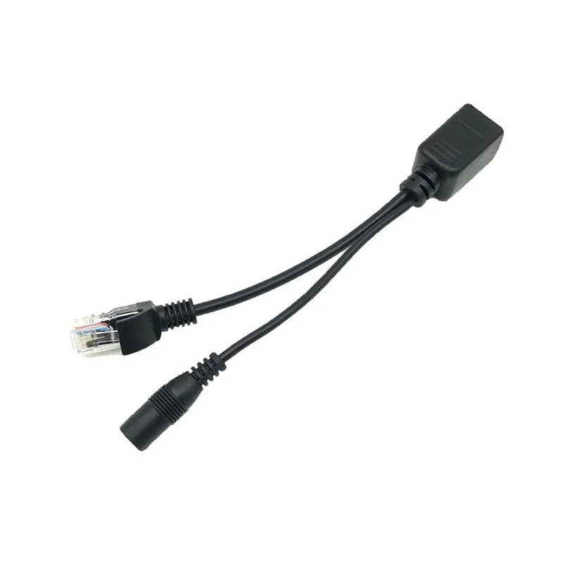 Кабель POE для IP-камеры Пассивный адаптер Power Over Ethernet разветвитель инжектор RJ45