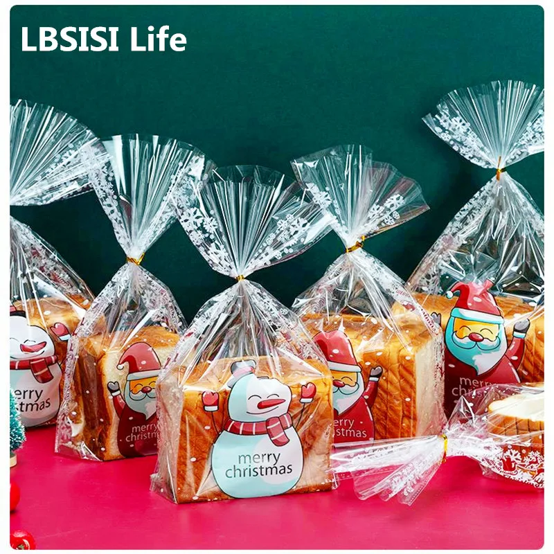 LBSISI Life 50pcs/Lot Christmas Transparent Bread Plastic Bags Handmade Biscuit Candy Cookies Party Gift Wedding Packaging
LBSISI Life 50pcs/Lot Christmas Transparent Bread Plastic Bags Handmade Biscuit Candy Cookies Party Gift Wedding Packaging