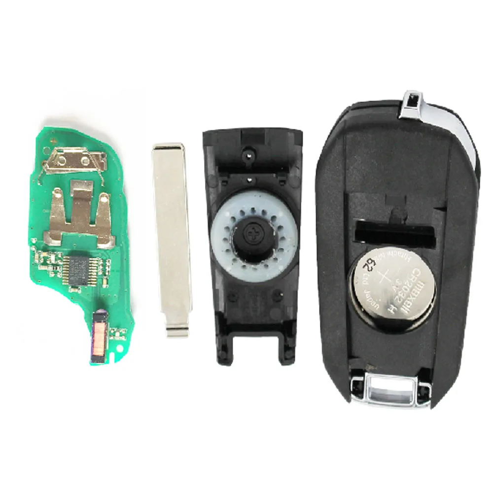 Replacement New 3 Button Flip Remote Car Key Fob Hu83 433MHz ID46 for Peugeot 208 308 508 3008 5008
Replacement New 3 Button Flip Remote Car Key Fob Hu83 433MHz ID46 for Peugeot 208 308 508 3008 5008