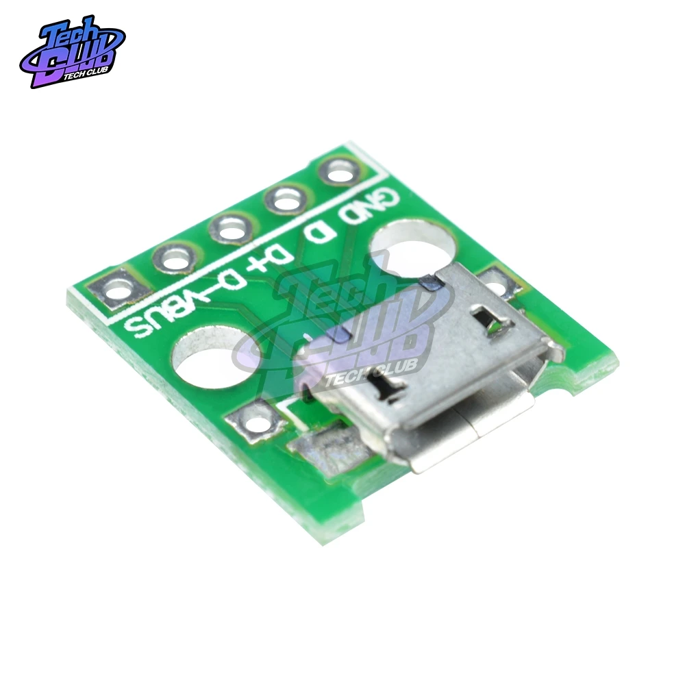 5PCs MICRO USB To DIP Adapter 2.54MM 5pin Female Connector B Type PCB Converter Breadboard USB-01 Switch Board SMT Mother Seat
5PCs MICRO USB To DIP Adapter 2.54MM 5pin Female Connector B Type PCB Converter Breadboard USB-01 Switch Board SMT Mother Seat