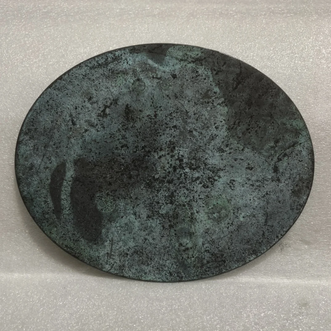 Bronze mirror ornaments of the Han Dynasty, Peacock oval bronze mirror,Feng Shui mirror to attract wealth and ward off evil spir
Bronze mirror ornaments of the Han Dynasty, Peacock oval bronze mirror,Feng Shui mirror to attract wealth and ward off evil spir