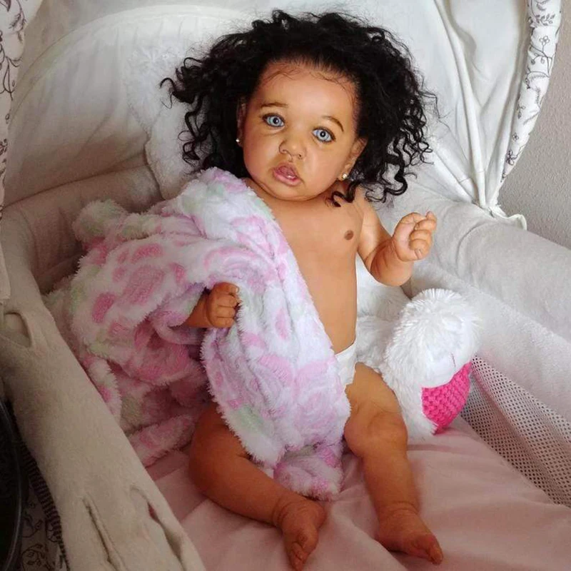 22Inch 55cm Reborn Baby Essie Cute Baby Doll Lifelike Full Silicone Reborn Cute Pink Hair Band Lifelike Doll for Children Gifts
22Inch 55cm Reborn Baby Essie Cute Baby Doll Lifelike Full Silicone Reborn Cute Pink Hair Band Lifelike Doll for Children Gifts