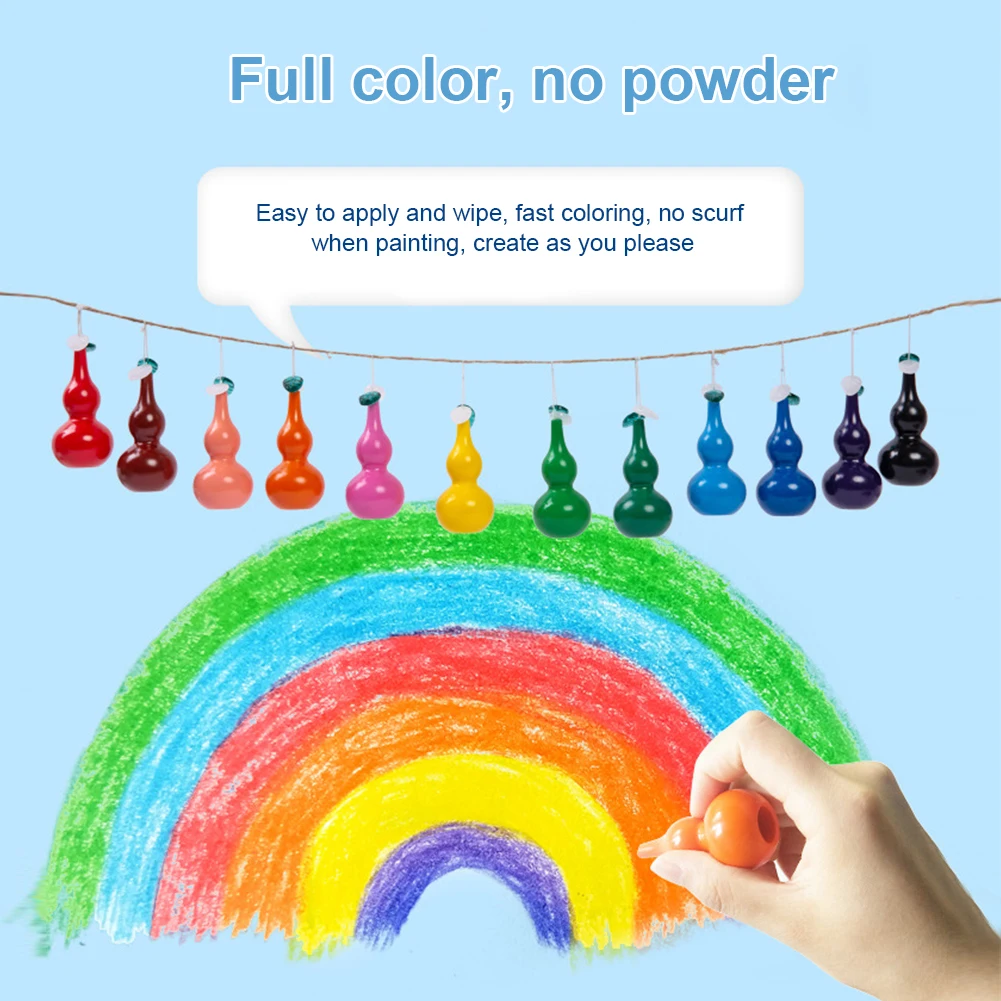 12 Colors 3D Gourd Shaped Graffiti Painting Brush Stationery Crayon Pen Art Supplies Study Kids Multifunction School Drawing
12 Colors 3D Gourd Shaped Graffiti Painting Brush Stationery Crayon Pen Art Supplies Study Kids Multifunction School Drawing