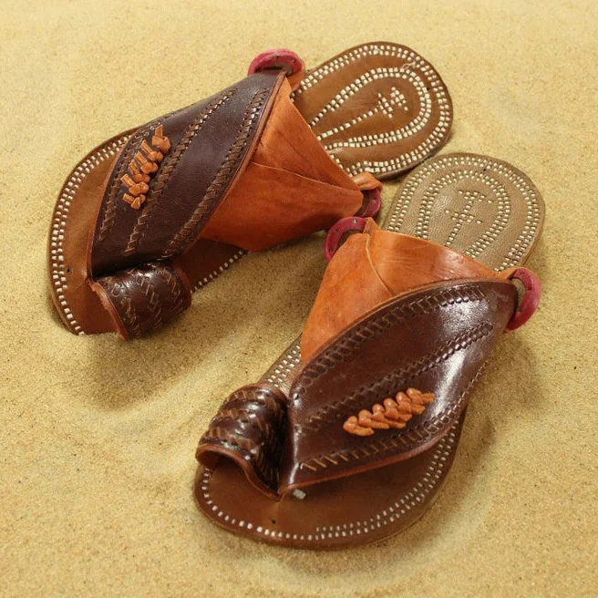 Flat bottom lace bottom sewing casual versatile men's slippers sandals single shoes
Flat bottom lace bottom sewing casual versatile men's slippers sandals single shoes