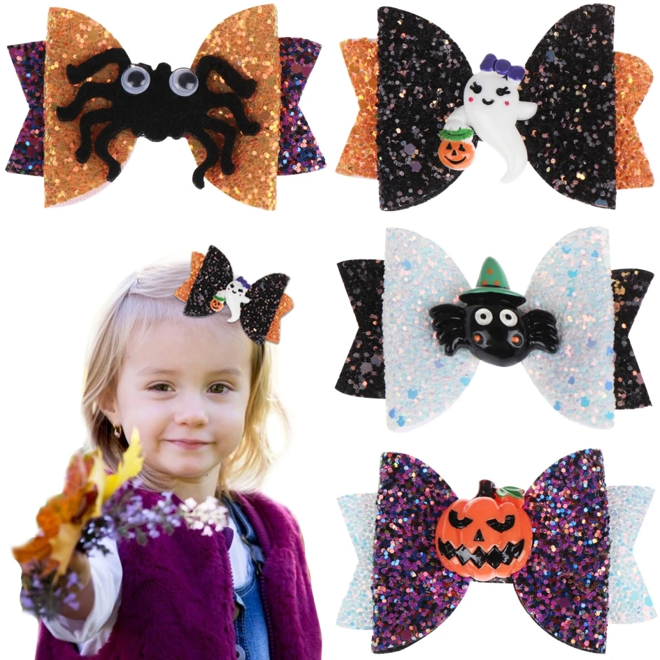 Lovely Hair Pins Halloween Hair Bows Clip New Girl Bow Hairpin Halloween Girls Hairpin Holiday Decoration
Lovely Hair Pins Halloween Hair Bows Clip New Girl Bow Hairpin Halloween Girls Hairpin Holiday Decoration