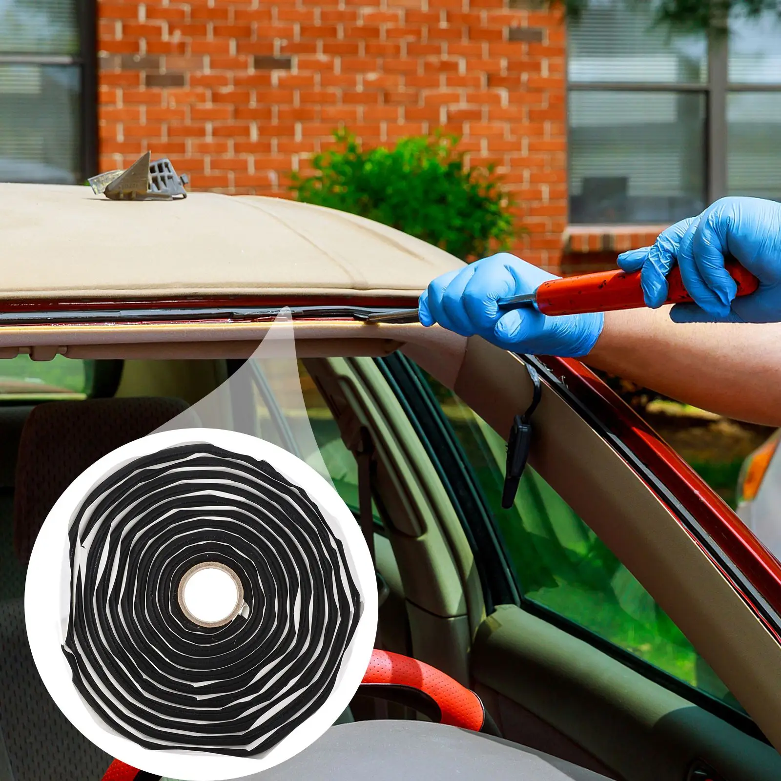 Brand New 2Pcs Durable Prime Chic Butyl Sealant Tape Car Windshield Tape Butyl Rubber Sealant
Brand New 2Pcs Durable Prime Chic Butyl Sealant Tape Car Windshield Tape Butyl Rubber Sealant