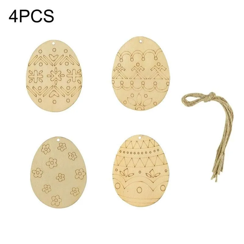 10pcs/4pcs Bunny Egg Ornament Happy Easter Decor Wooden Rabbit Craft Easter Eggs Hanging Ornaments Event Easter Decoration 
10pcs/4pcs Bunny Egg Ornament Happy Easter Decor Wooden Rabbit Craft Easter Eggs Hanging Ornaments Event Easter Decoration