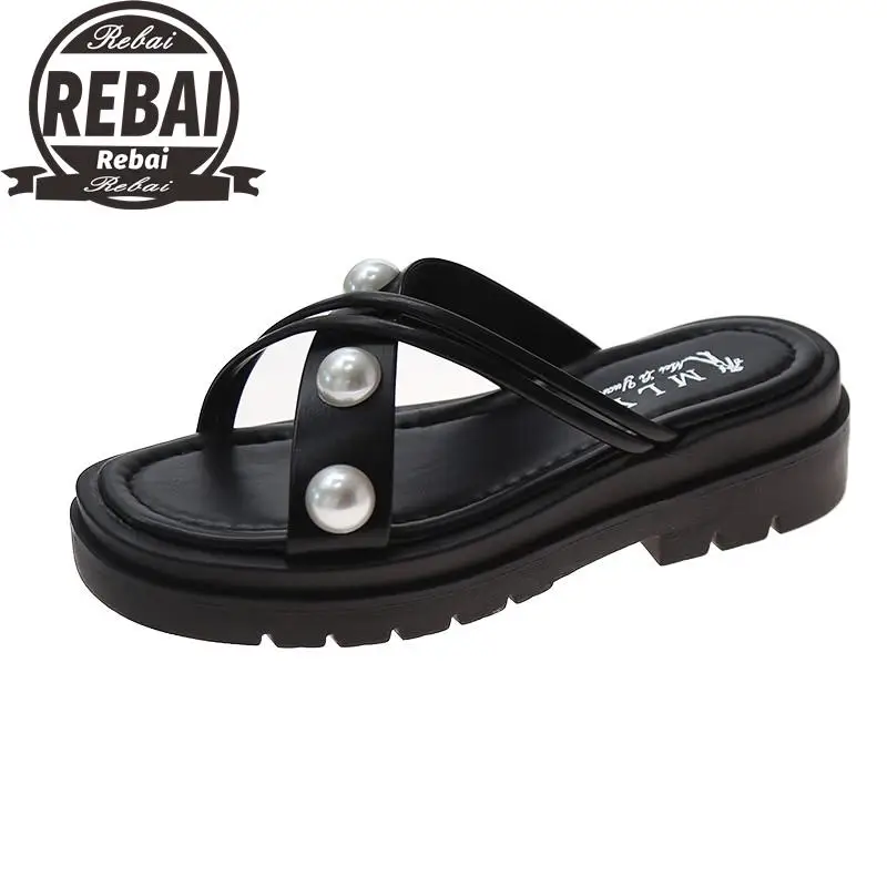 Summer Women Slippers Women Shoes Flat Slippers Women 2021 New Design Open Toe Pearl Embellished Flip Flop Sandal Ladies Shoes
Summer Women Slippers Women Shoes Flat Slippers Women 2021 New Design Open Toe Pearl Embellished Flip Flop Sandal Ladies Shoes