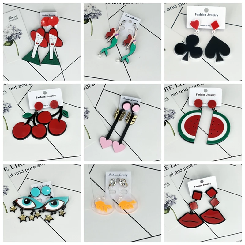 2021 Korean Fashion Long Earring Big Heart Figure Lips Tassel Geometric Acrylic Drop Earrings For Women Punk Jewelry Accessories
2021 Korean Fashion Long Earring Big Heart Figure Lips Tassel Geometric Acrylic Drop Earrings For Women Punk Jewelry Accessories