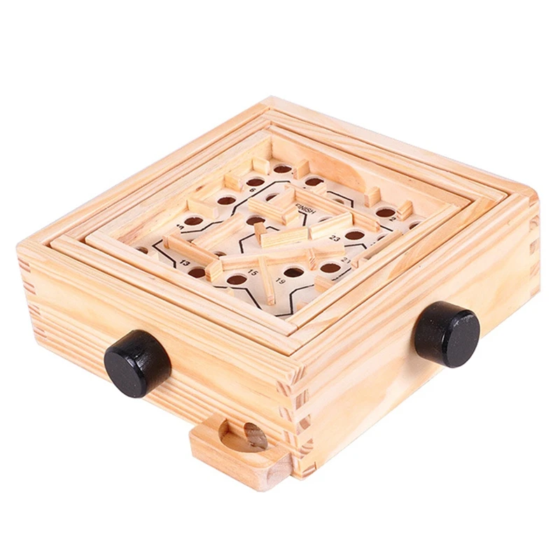 3D Magnetic Ball Maze Puzzle Toy Challenge Balance Educational Toys Gift Wood Case Box Fun Brain Hand Game
3D Magnetic Ball Maze Puzzle Toy Challenge Balance Educational Toys Gift Wood Case Box Fun Brain Hand Game