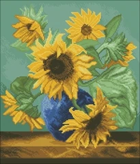 sunflower in blue porcelain vase Needlework,For Embroidery,DIY 14CT Unprinted Arts Cross stitch kits Set Cross-Stitching
sunflower in blue porcelain vase Needlework,For Embroidery,DIY 14CT Unprinted Arts Cross stitch kits Set Cross-Stitching
