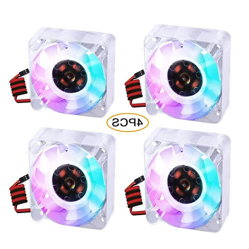 Raspberry Pi Fan,4Pcs Raspberry Pi Cooling Fan 40x40x10mm,4010 Fan DC 5V 3.3V Brushless CPU Cooling Fan Cooler Radiator Pi4 B
Raspberry Pi Fan,4Pcs Raspberry Pi Cooling Fan 40x40x10mm,4010 Fan DC 5V 3.3V Brushless CPU Cooling Fan Cooler Radiator Pi4 B