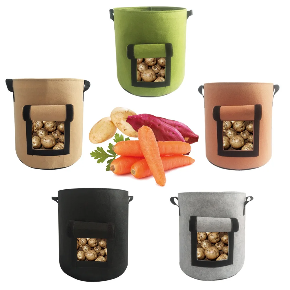 Potato Grow Bags DIY Vegetable Planter Planting Bags Thickened PE Cloth Garden Plant Bags Pouch Breathable Vertical Glow Bag
Potato Grow Bags DIY Vegetable Planter Planting Bags Thickened PE Cloth Garden Plant Bags Pouch Breathable Vertical Glow Bag