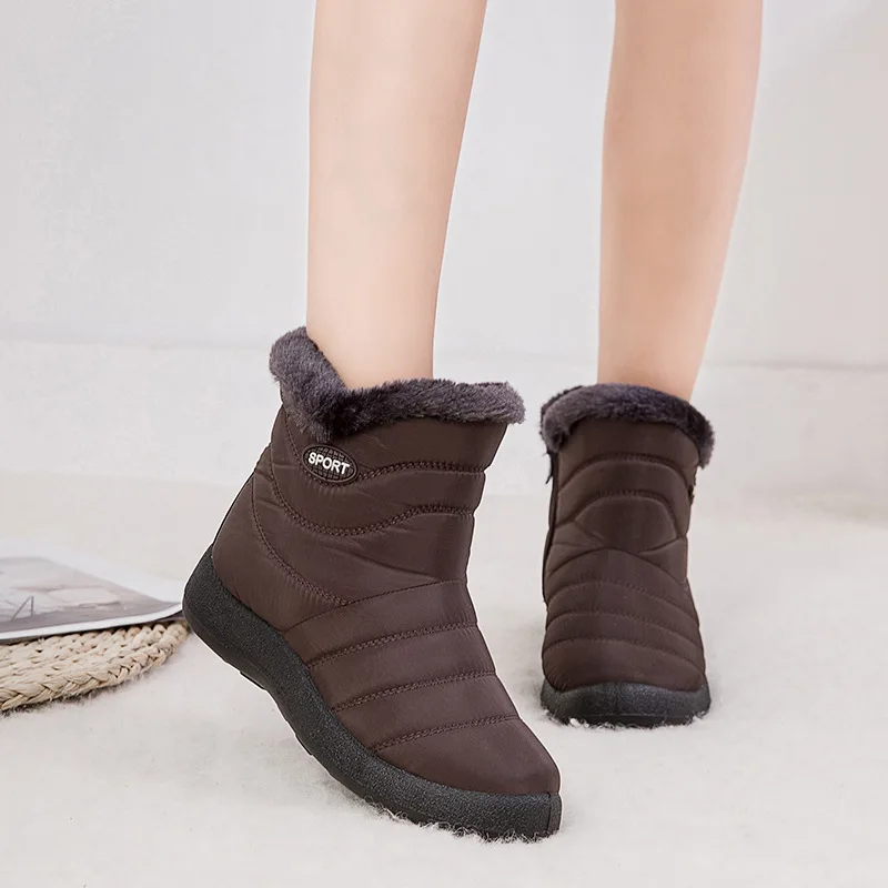 YourSeason Winter Snow Boots Ladies Shoes 2021Warm Zip Round Toe Flat With Female Sewing Casual Ankle Platform Waterproof Boots
YourSeason Winter Snow Boots Ladies Shoes 2021Warm Zip Round Toe Flat With Female Sewing Casual Ankle Platform Waterproof Boots