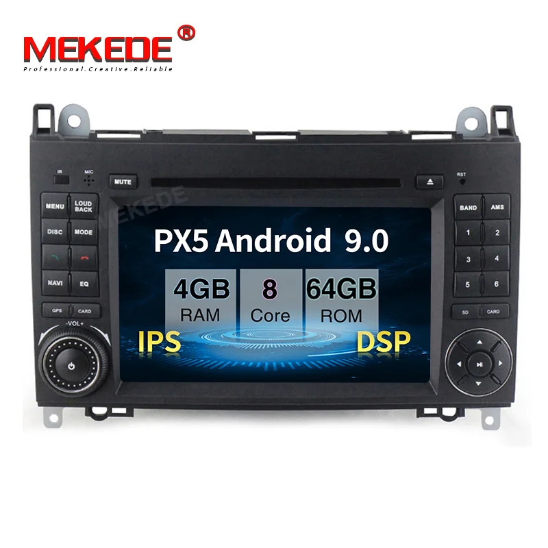 PX5 4 Гб + 64 ГБ Android 9 0 Автомобильный мультимедийный плеер для Mercedes Benz B200 A B Class W169 W245