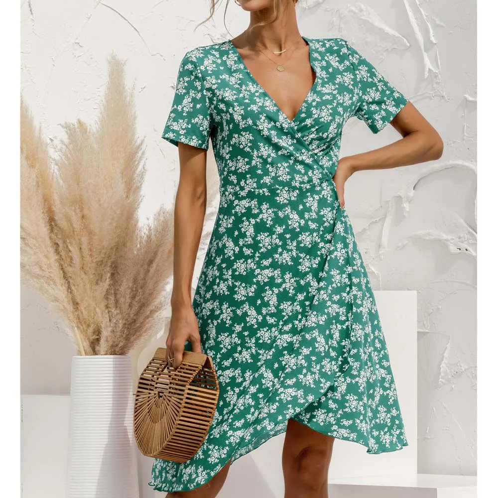 Plus Size Dress Floral Print Boho Women Sexy V Neck Sashes Lace Up Temperament Summer Casual Short Sleeve Elegant 2021 Dresses
Plus Size Dress Floral Print Boho Women Sexy V Neck Sashes Lace Up Temperament Summer Casual Short Sleeve Elegant 2021 Dresses