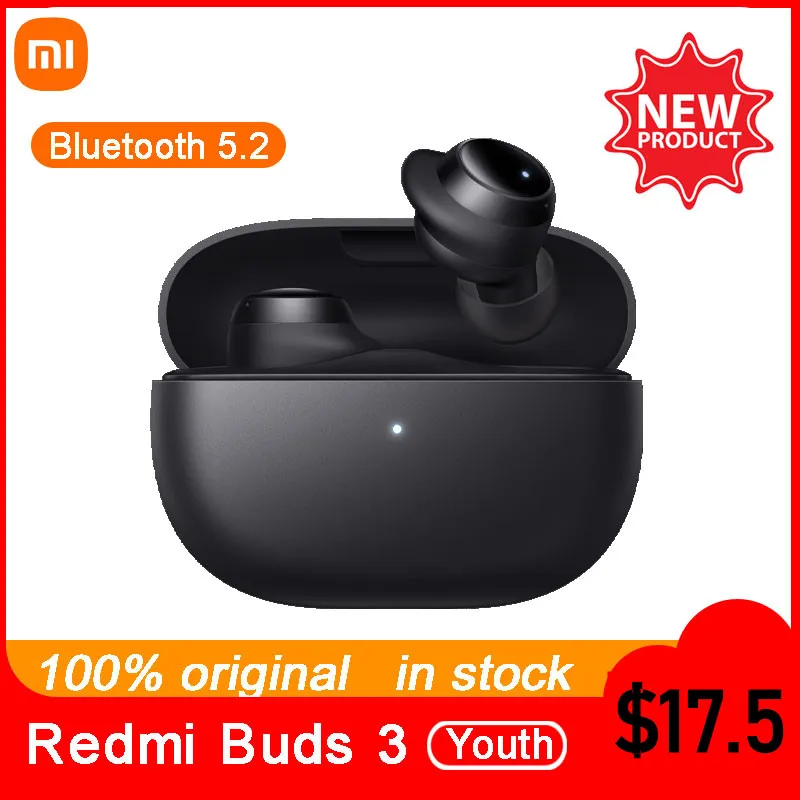 Оригинальные беспроводные наушники Xiaomi Redmi Buds 3 Youth Edition, новинка, TWS, Bluetooth 5,2, наушники с аккумулятором на 18 часов, Redmi Buds 3 Lite 
Оригинальные беспроводные наушники Xiaomi Redmi Buds 3 Youth Edition, новинка, TWS, Bluetooth 5,2, наушники с аккумулятором на 18 часов, Redmi Buds 3 Lite