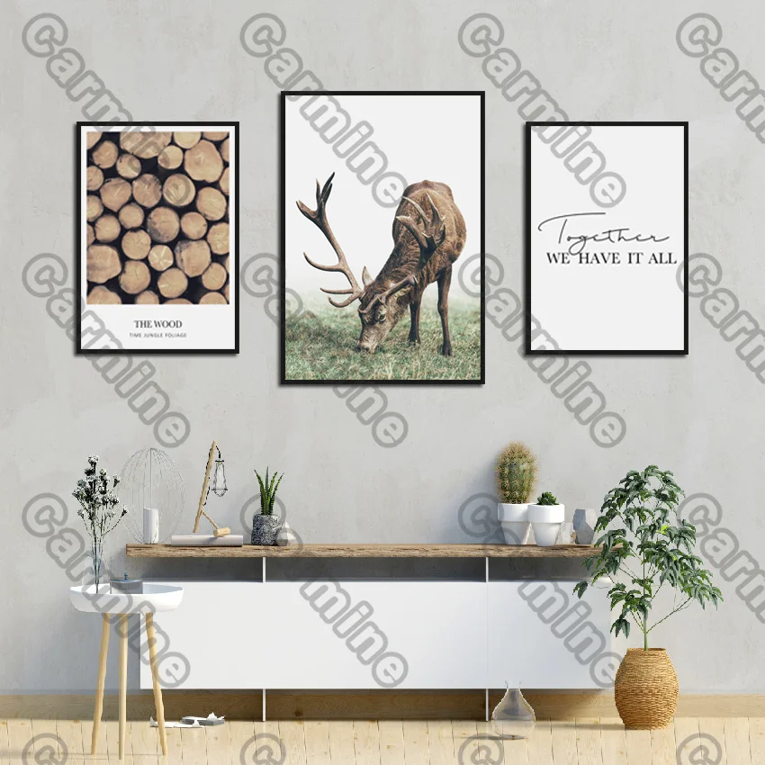 Poster Wood Texture Deer Plant Canvas Painting Wall Art Nature Home Decoration for Living Room and Bedroom Frameless Style
Poster Wood Texture Deer Plant Canvas Painting Wall Art Nature Home Decoration for Living Room and Bedroom Frameless Style