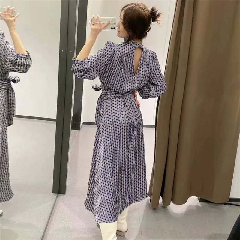 Dresses Woman Fashion Pleat A Line Elegant Long Dress Vintage Midi Dress Women High Collar Long Sleeve Belt Party
Dresses Woman Fashion Pleat A Line Elegant Long Dress Vintage Midi Dress Women High Collar Long Sleeve Belt Party
