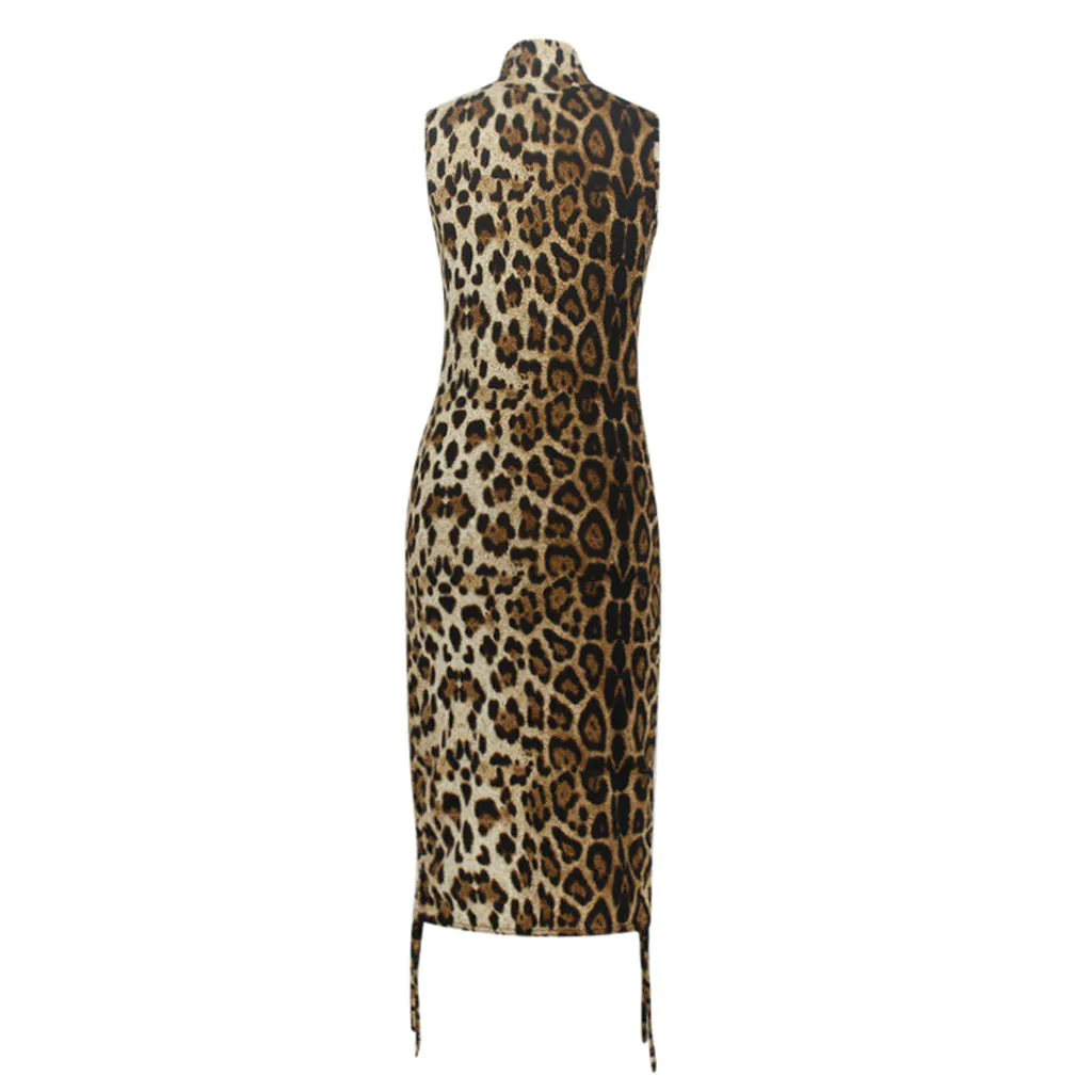 BacklakeGirls 2020 Women Midi Leopard Cocktail Dress Summer Print High Neck Sleeveless Party Sweet Beach Dress Robe De Cocktail
BacklakeGirls 2020 Women Midi Leopard Cocktail Dress Summer Print High Neck Sleeveless Party Sweet Beach Dress Robe De Cocktail