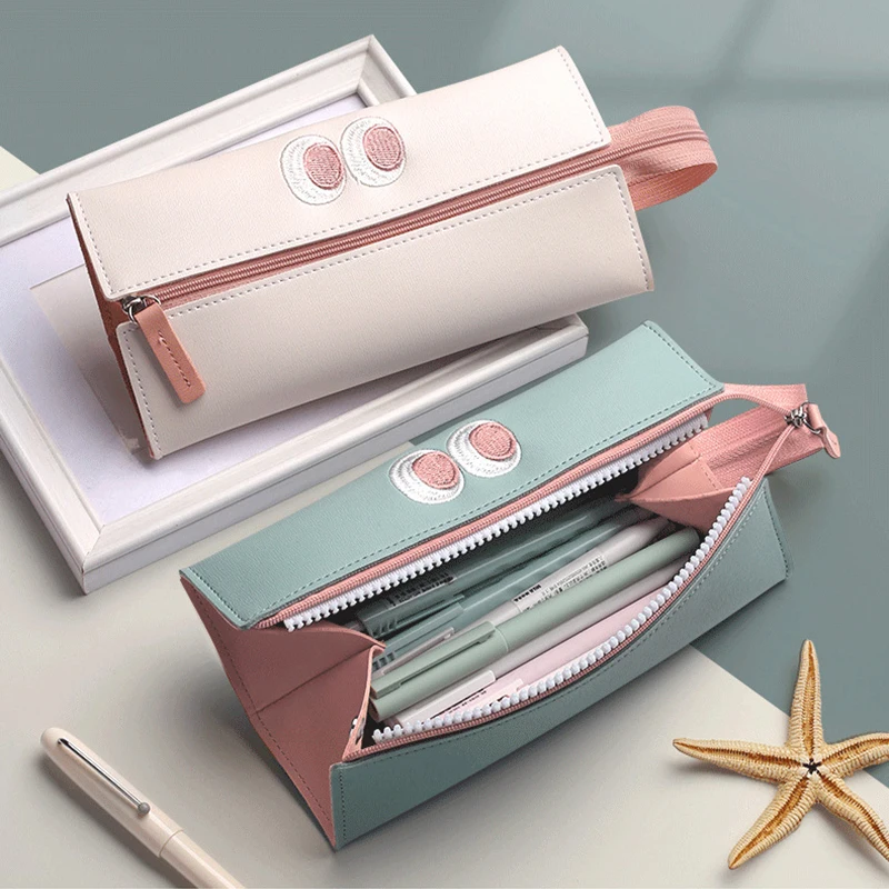 Cartoon Creative Pencil Case for Office Large Capacity PU Pencil Bag Simple Large Capacity Kawaii Stationery School Supplies
Cartoon Creative Pencil Case for Office Large Capacity PU Pencil Bag Simple Large Capacity Kawaii Stationery School Supplies
