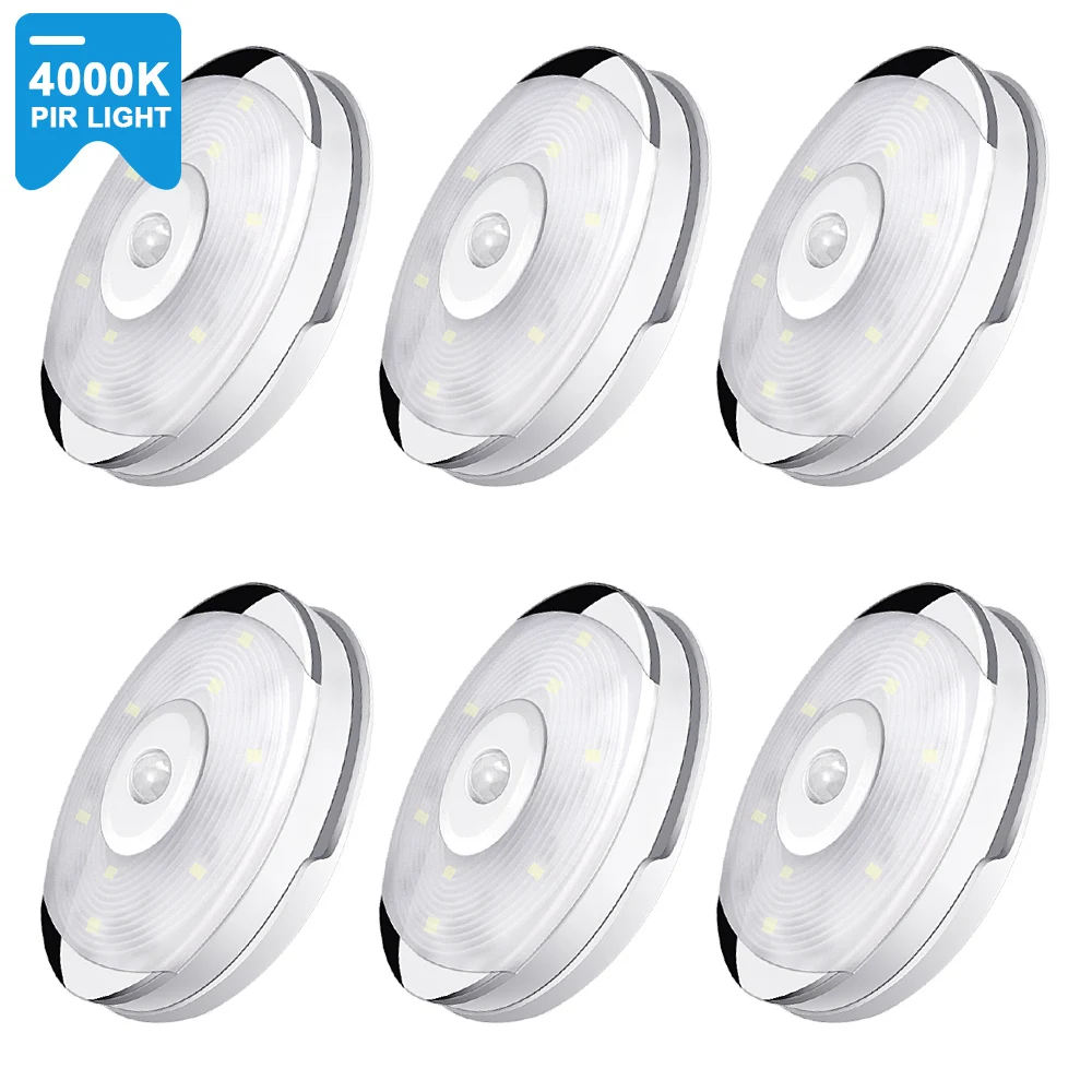 LED Light Pir Motion Sensor Night Lamp Warm White Under Cabinet Closet Wardrobe Bedroom Kitchen Stairs Lighting LED Puck Lights
LED Light Pir Motion Sensor Night Lamp Warm White Under Cabinet Closet Wardrobe Bedroom Kitchen Stairs Lighting LED Puck Lights