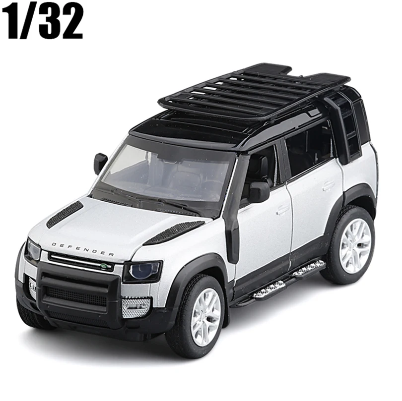 1:32 Scale Land Defender SUV Alloy Car Diecasts & Vehicles Car Model Miniature Pull Back Sound For Kids Gifts
1:32 Scale Land Defender SUV Alloy Car Diecasts & Vehicles Car Model Miniature Pull Back Sound For Kids Gifts